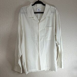 Men's Classic White Shirt Jacket